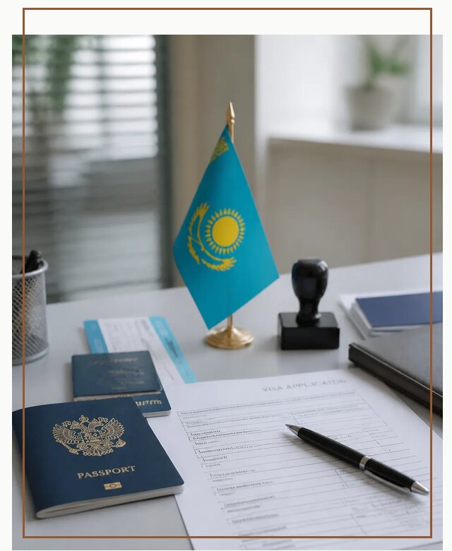 Оформление визы в Казахстан для поездки и работы в Изобильном