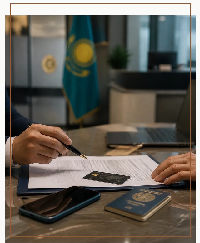 Открытие счета и банковской карты в Казахстане в Изобильном